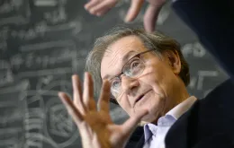 Sir Roger Penrose w Instytucie Nauki i Technologii.  Austria, 21 maja 2015 r. / Fot.  Hans Klaus Techt / APA / AFP / East News