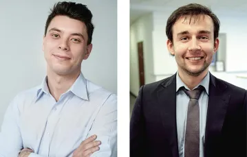 Od lewej: Łukasz Wenerski, Andriy Korniychuk / Fot. Archiwum prywatne x2