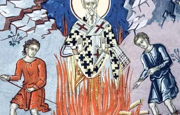 Św. Polikarp ze Smyrny, ikona z II wieku. / 