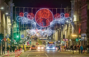 Dekoracje świąteczne na Union Street, Aberdeen, listopad 2021 r. / ABERDEEN CITY COUNCIL