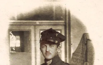 Paweł Krenz jako oficer Armii Wielkopolskiej / ARCHIWUM PRYWATNE AUTORA