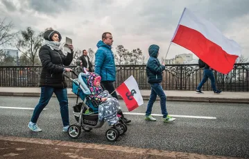 Marsz Niepodległości, Warszawa, 11 listopada 2017 r. / KAROL MAKURAT / REPORTER