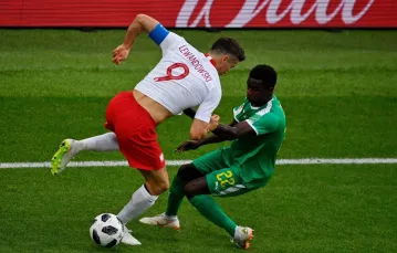 Polska-Senegal, Moskwa, 19 czerwca 2018 r. / Fot. Alexander Nemenov / AFP Photo / East News / 