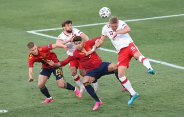 Mecz Hiszpania-Polska, Sewilla, 19 czerwca 2021 r. / Fot. Andrzej Iwańczuk / Reporter / East News / 