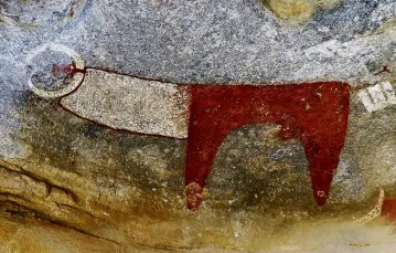 Malowidła sprzed 12 tysięcy lat. Laas Geel / Fot. Witold Repetowicz
