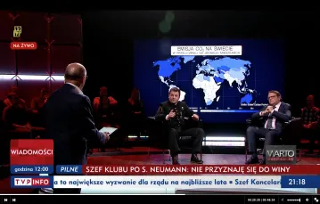 Jan Pospieszalski i jego goście w programie "Warto rozmawiać", TVP Info, 3 grudnia 2018 r. / 