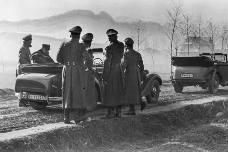 Gubernator Hans Frank z wizytą w Zakopanem. Listopad 1939 r.  / Fot. Narodowe Archiwum Cyfrowe