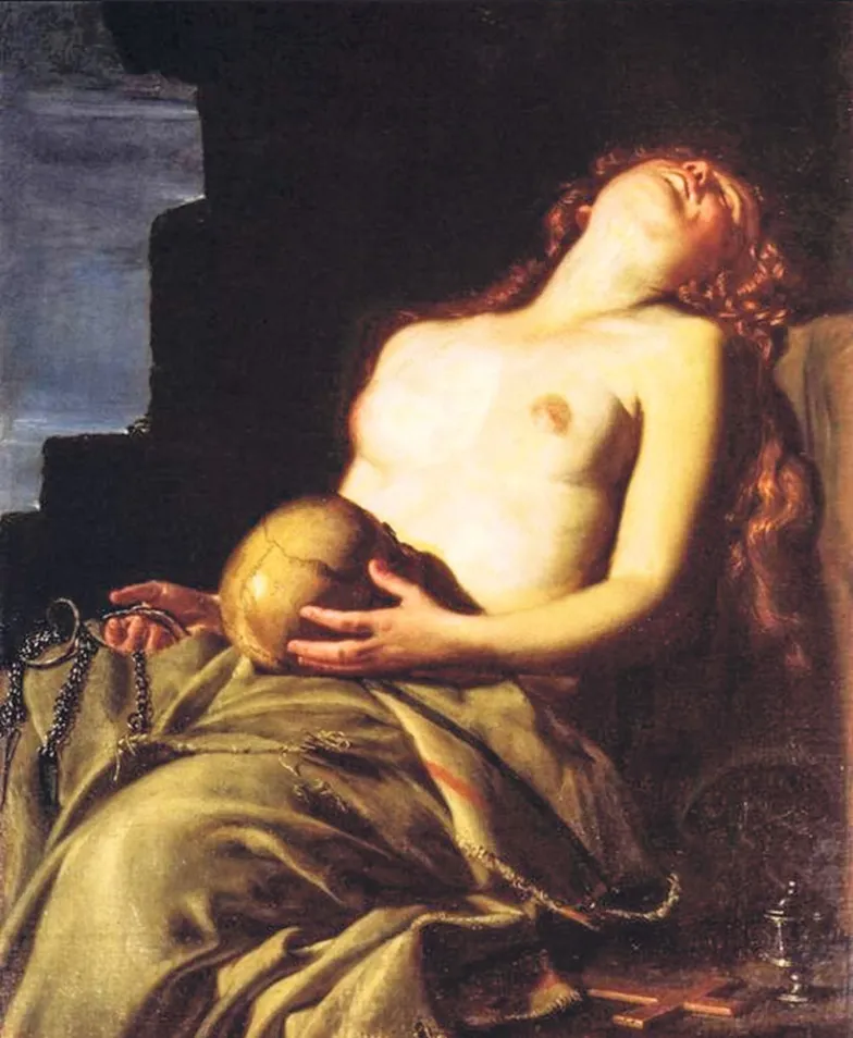 Guido Cagnacci „Pokutująca Magdalena”, XVII w., Galleria Nazionale d’Arte Antica, Rzym / DOMENA PUBLICZNA