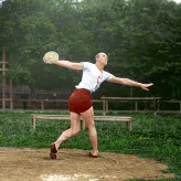 Trening Józefa Barana przed igrzyskami olimpijskimi w Amsterdamie, 1928 r. / Archiwum Rodzinne Artura Bilewskiego Trening Józefa Barana przed igrzyskami olimpijskimi w Amsterdamie, 1928 r. / Archiwum Rodzinne Artura Bilewskiego