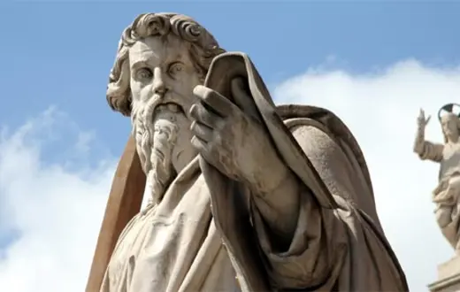 Figura św. Pawła Apostoła na Placu św. Piotra / fot. Wiki(CC) / 