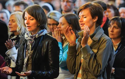 II Ogólnopolski Kongres Nowej Ewangelizacji „Obudzić olbrzyma”, Warszawa, wrzesień 2013 r. / Fot. Grzegorz Jakubowski / PAP