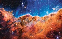 Kosmiczne Klify (Mgławica Carina) – jedno z pierwszych zdjęć teleskopu Jamesa Webba. / NASA.GOV