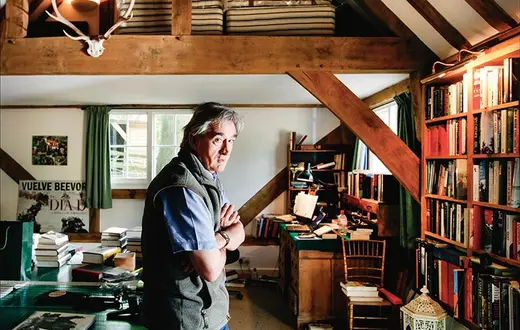 Antony Beevor w swojej pracowni, okolice Canterbury, Anglia, 2011 r. / Fot. David Sandison / WRITER PICTURES / FORUM