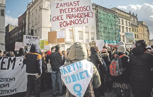 Manifa w Krakowie, marzec 2011 r. / Fot. Kamila Zarembska
