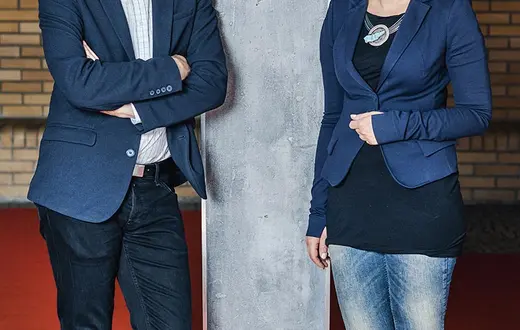 Barbara Nowacka, córka Izabeli, i Paweł Kurtyka, syn Janusza, Warszawa, 1 kwietnia 2016 r. / Fot. Maciej Zienkiewicz dla „TP”