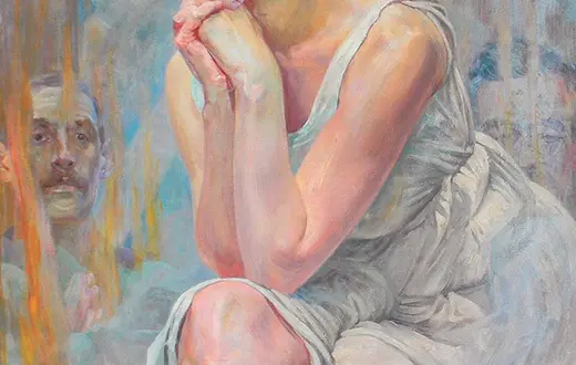 Jacek Malczewski, Pytia, 1917 r., Lwowska Galeria Sztuki / Repr. Jan Mehlich / wikipedia.org