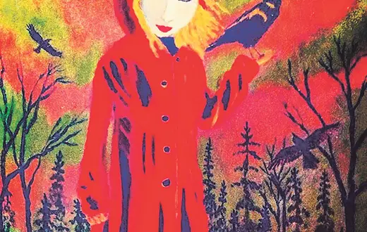 Obraz autystki April Dawn Griffin „Autoportret” / il. The Art of Autism