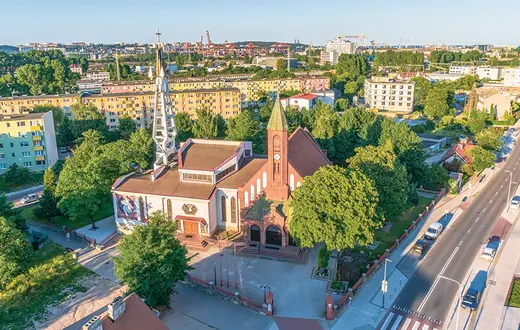 Kościół św. Mikołaja w Gdyni, 14 lipca 2020 r. / ANDRZEJ KUCZWARA