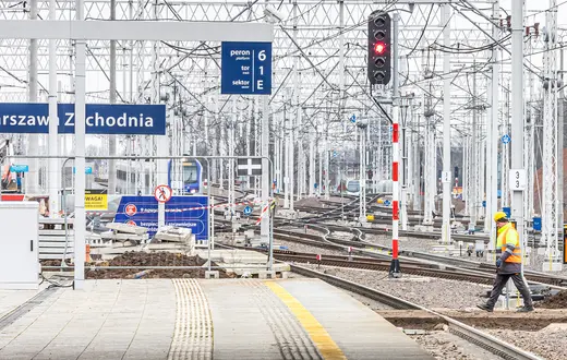 Dworzec Warszawa Zachodnia. 2 marca 2023 r. / fot. Tomasz Jastrzębowski / REPORTER 