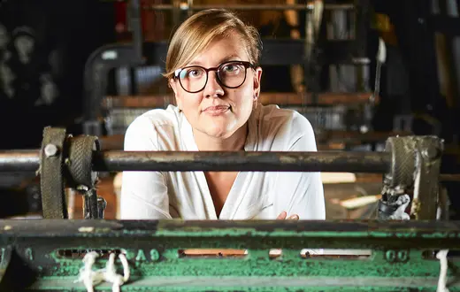 Marta Madejska autorka ksiazki pt "Aleja włókniarek" / Fot. Marcin Stępień / Agencja Wyborcza.pl