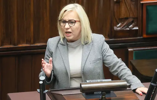 Paulina Henning-Kloska. Warszawa, 22 listopada 2023 r. / Wojciech Olkusnik / EAST NEWS