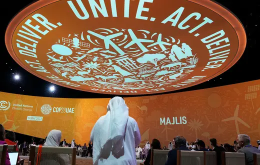 Konferencja klimatyczna COP28 w Dubaju, grudzień 2023 r. // fot. Peter Dejong / AP / East News