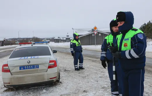 Okolice katastrofy samolotu IŁ-76. Rosja, obwód biełgorodzki, 24 stycznia 2024 r. / Emil Leegunov / AFP / EAST NEWS