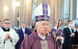 Biskup łowicki  Andrzej Dziuba. Warszawa, 17 grudnia 2021 r. / fot. Mateusz Marek / PAP