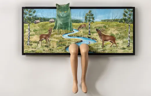 Ofelia z Białego Dunajca. W. Hasior 1990 Muzeum Tatrzańskie im. Dra Tytusa Chałubińskiego w Zakopanem. Wystawa Hasior.T rwałość przeżycia / Materiał prasowy Zamek Królewski w Warszawie