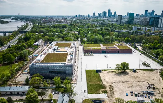 Gmach Muzeum Historii Polski w trakcie budowy. Warszawa, maj 2023 r. // Fot. Fot. Maciek Jaźwiecki / Agencja Wyborcza.pl