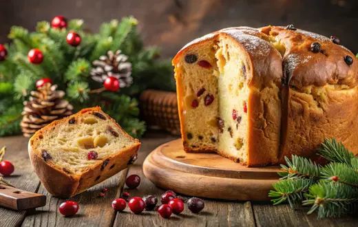 Tradycyjne włoskie ciasto "pannettone" // Fot. Adobe Stock