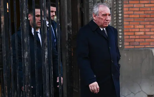 Francois Bayrou, nowy premier Francji przed ceremonią zaprzysiężenia, Paryż, 13 grudnia 2024 r. // Fot. Gregoire Campione / AFP / East News
