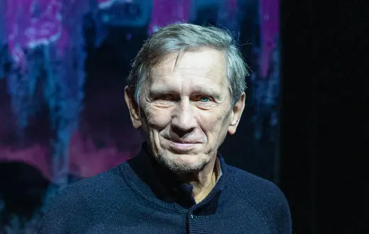 Jan Englert w Teatrze Narodowym. Warszawa, 6 czerwca 2022 r. // Fot. Jacek Domiński / Reporter