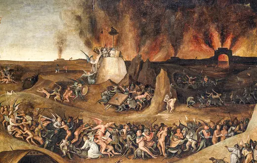 Pieter Huys, Piekło (fragment), ok. 1570 r. // domena publiczna