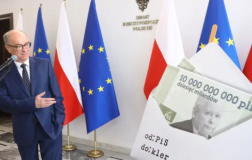 Konferencja prasowa lewicy konferencji prasowej Lewicy na temat Świeckie panstwo i dofinansowanie instytucji kościelnych // Fot. Tomasz Jastrzębowski / REPORTER