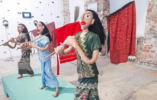 Chaw Ei Thein, Artists' Street (fragment), 2025 r. // Fot. Piotr Kosiewski 