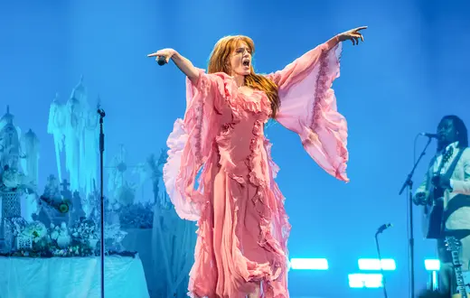 Florence and the Machine na festiwalu Sziget. Budapeszt, 10 sierpnia 2023 r. // Fot. Joseph Okpako / WireImage / Getty Images 