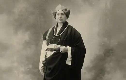 Alexandra David-Néel, 1933 r. // Fot. Elisabeth Meyers / Preus museum