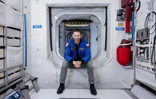 Sławosz Uznański-Wiśniewski // Materiały prasowe ESA