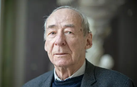 Profesor Andrzej Paczkowski. Warszawa, marzec 2018 r. // Fot. Michał Woźniak / East News