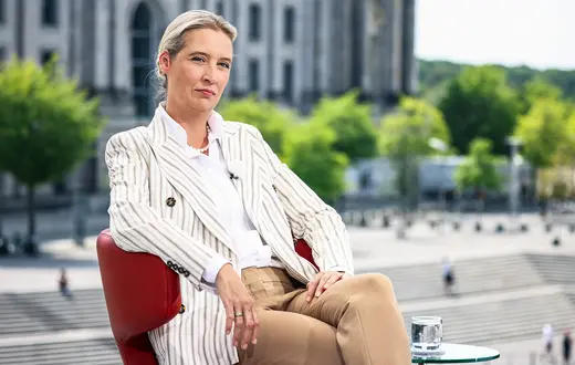 Alice Weidel. Berlin, 20 lipca 2025 r. // Fot. Liesa Johannssen / Reuters / Foru