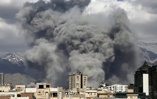 Amerykanie i Izraelczycy bombardują Iran. Teheran 1 marca 2026 r. // Fot. Fatemeh Bahrami / Anadolu / Getty Images