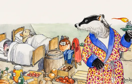 Ilustracja Philipa Mendozy do książki „O czym szumią wierzby” Kennetha Grahame’a // Look and Learn / Bridgeman Images / PhotoPower 