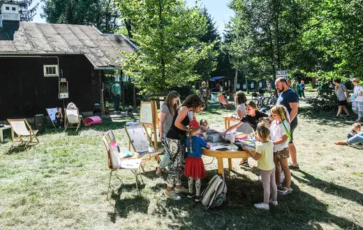 Festiwal Czasu Wolnego Laba w Domkach Fińskich na Jazdowie w Warszawie // Fot. Mateusz Grochocki / East News