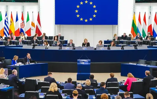 Sesja plenarna w Parlamencie Europejskim. Bruksela, 22 kwietnia 2026 r. // European Parliament
