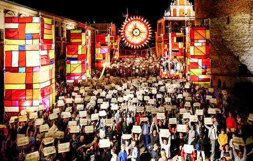 „Sen o mieście” – teatralne opowiadające o ważnych epizodach z historii Lublina // Fot. Maciej Rukasz / rukasz.com