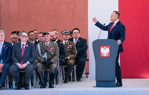 Karol Nawrocki na obchodach Święta Konstytucji. Warszawa, 3 maja 2026 r. // Fot. Roman Koziel / Zuma Press / Forum