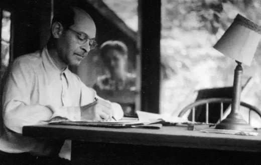 Józef Wittlin, Woodstock w stanie Nowy Jork, 1945 r. // Muzeum Literatury / PAP
