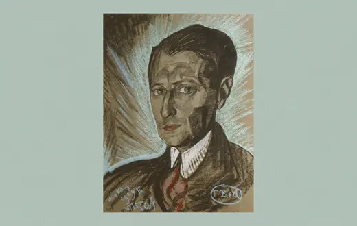 Portret Juliana Tuwima autorstwa Stanisława Ignacego Witkiewicza
