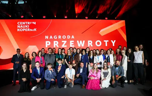 Laureaci i finaliści Nagrody Przewroty 2026 // fot. Centrum Nauki Kopernik/Anita Walczewska EastNews